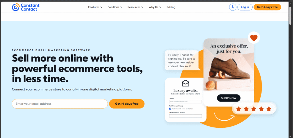 Constant Contact E-commerce