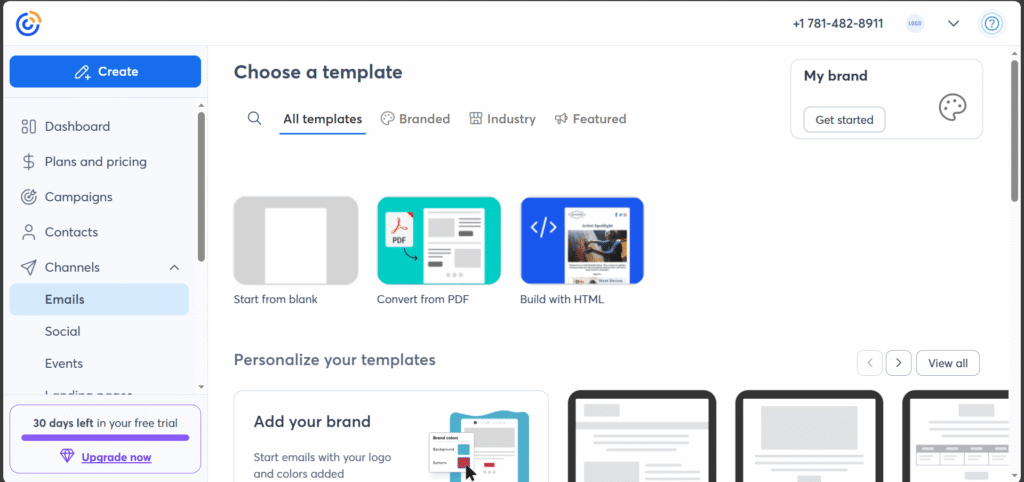 Constant contact Ease of Use